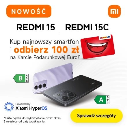 Nowość Redmi 15 | 15C